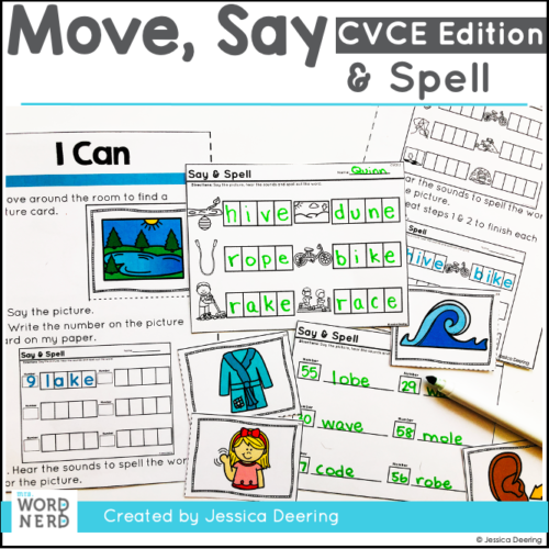 CVCE Move Say Spell Cover