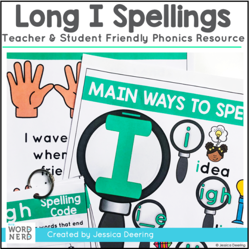 Long I Spelling Poster Cover