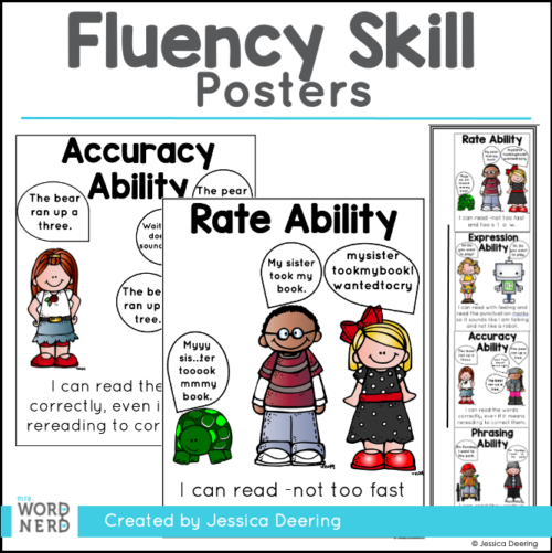 Reading Fluency Posters Cover