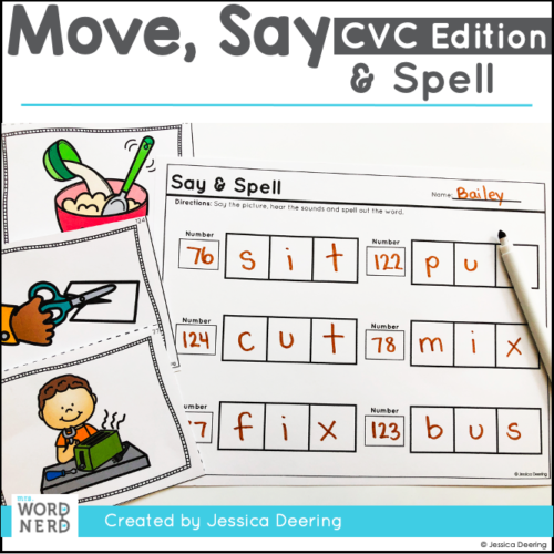 Move, Say, Spell CVC Edition