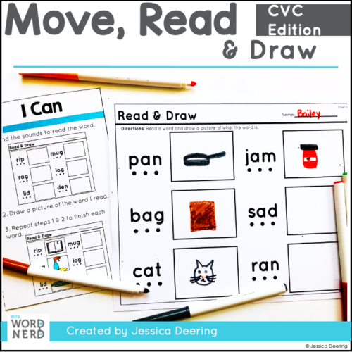Move, Read, Draw CVC Edition