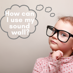 How do I use my sound wall?