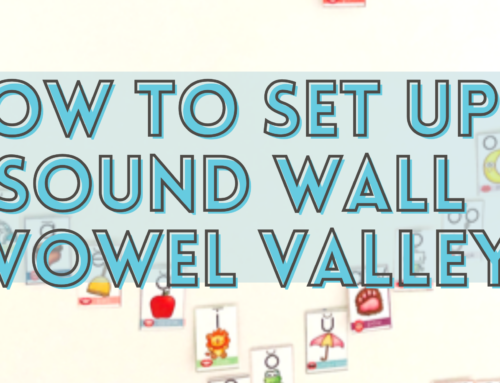 How to Set Up A Sound Wall | Vowel Valley