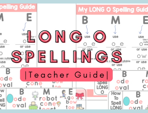 Teaching Long O Spellings