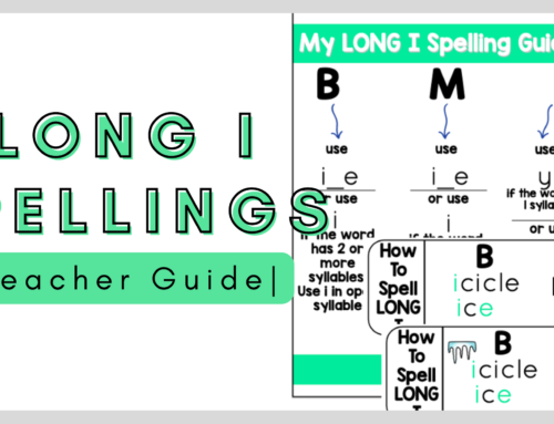 Teaching Long I Spellings